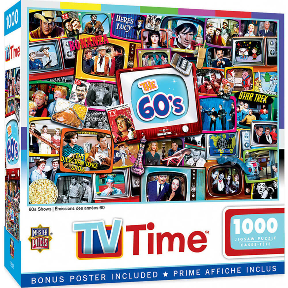 MasterPieces TV Time Shows 1000pc Puzzle