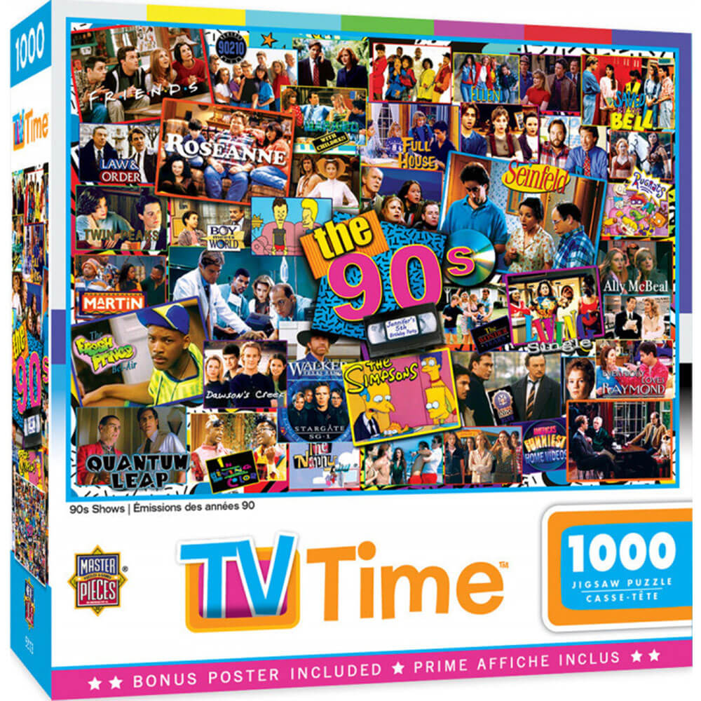 MasterPieces TV Time Shows 1000pc Puzzle