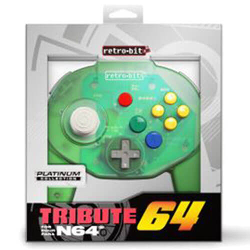 Retro-Bit Tribute64 USB Wired Controller (Green)