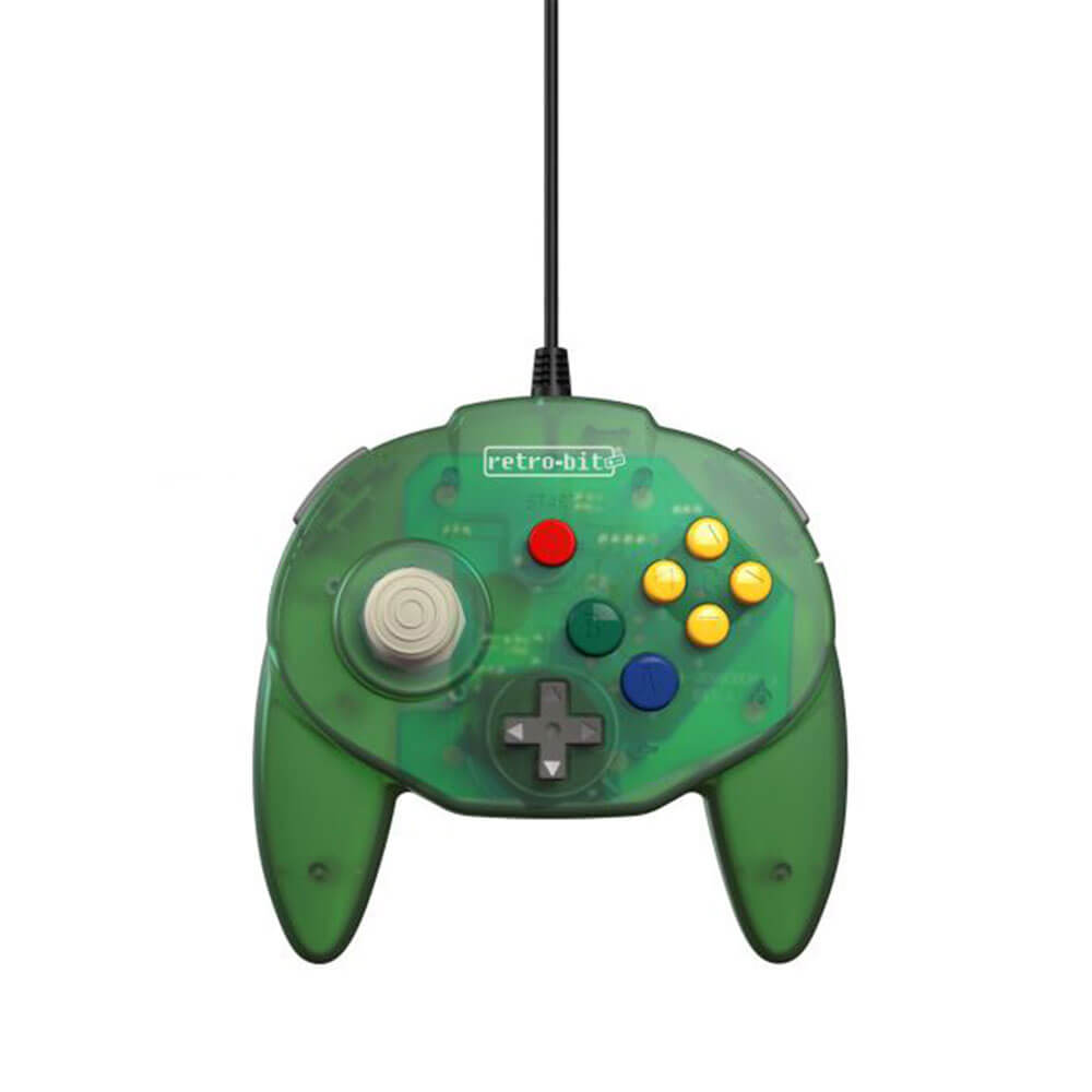 Retro-Bit Tribute64 USB Wired Controller (Green)