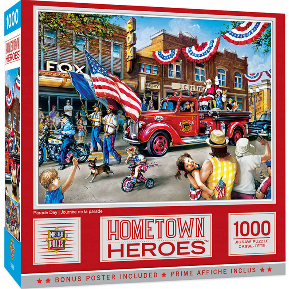 MasterPieces Hometown Heroes 1000pc Puzzle