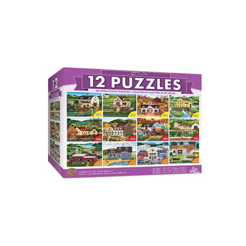 MasterPieces 12-Pack Puzzle Bundle
