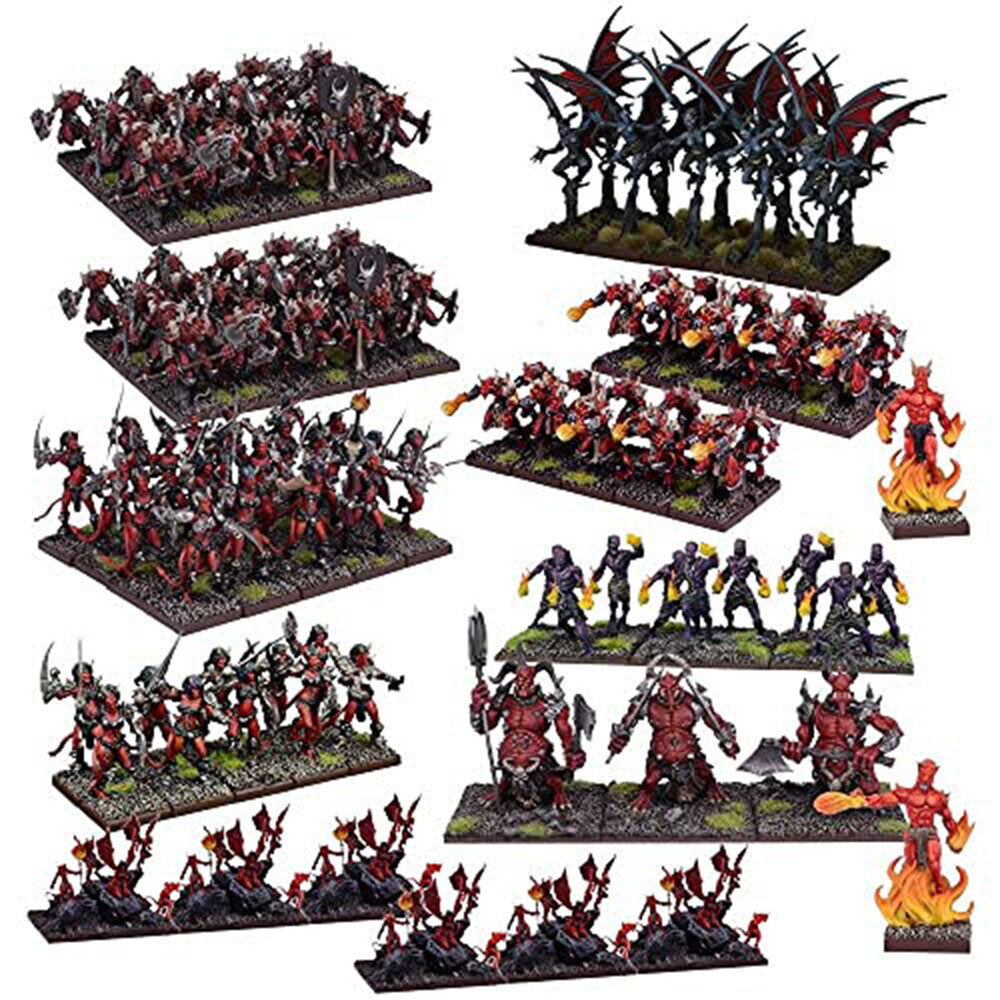 Kings of War Forces of the Abyss Mega Army Miniature