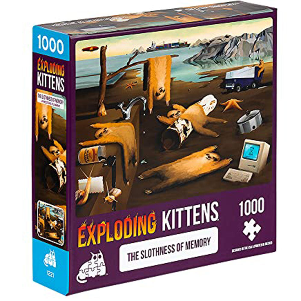 Exploding Kittens Puzzle Slothness of Memory 1000pcs