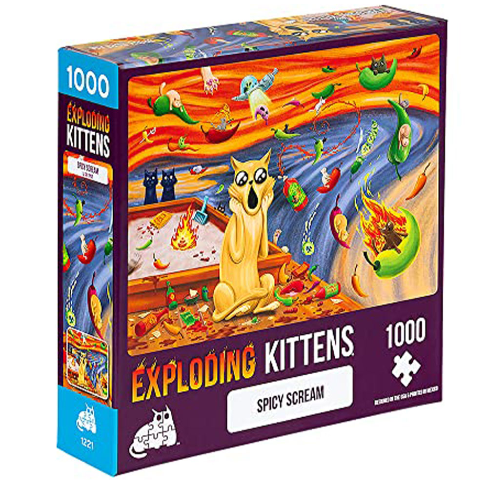 Exploding Kittens Puzzle Spicy Scream 1000pcs