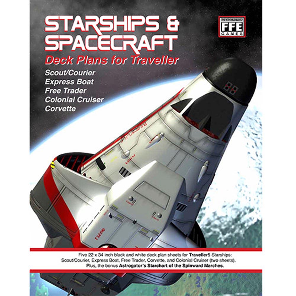 Traveller5 Starships and Spacecraft 1 Role Playing Game