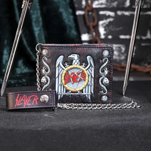 Slayer Eagle Logo Embossed Wallet Purse