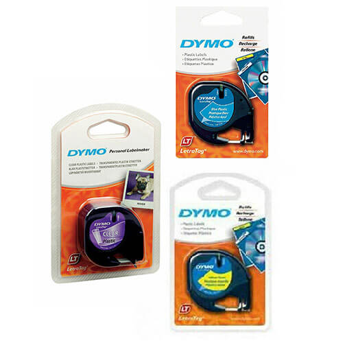 Dymo Letra-Tag Tape Label Plastic