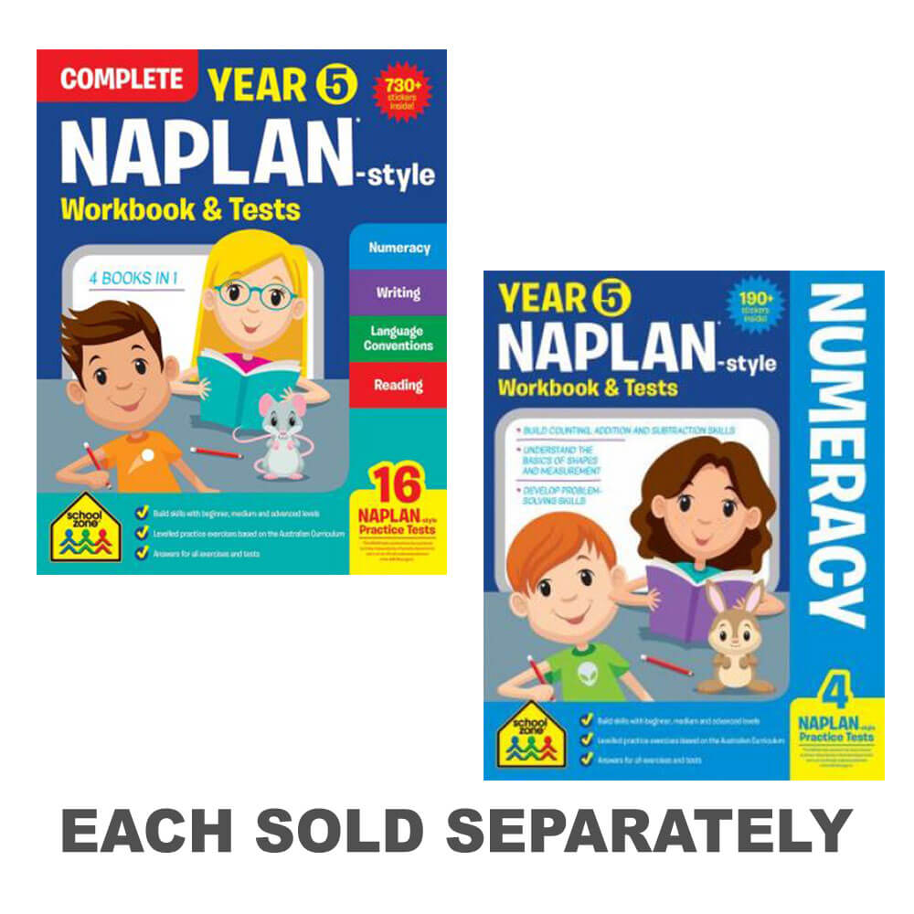 Schoolzone Naplan Year 5 Workbook and Tests