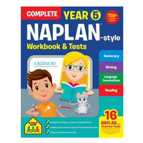 Schoolzone Naplan Year 5 Workbook and Tests