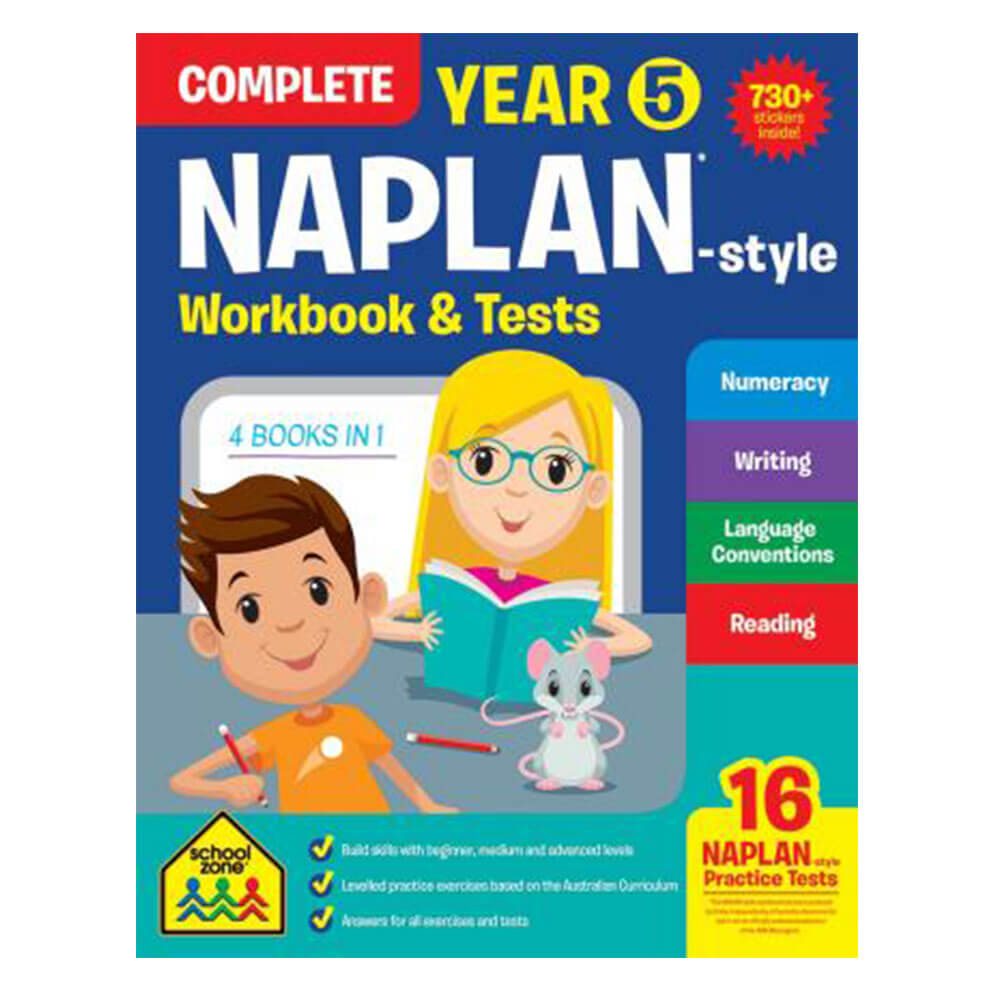 Schoolzone Naplan Year 5 Workbook and Tests