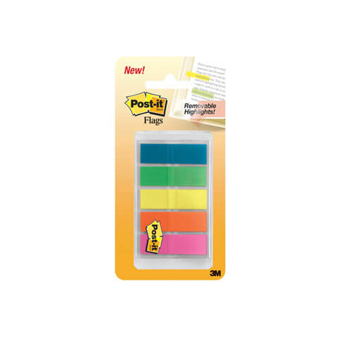 Post-it Removable Highlights Flags (11.9x43.2mm)
