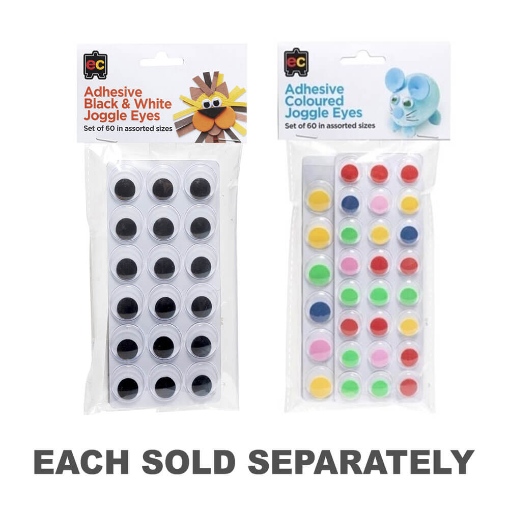EC Adhesive Joggle Eyes