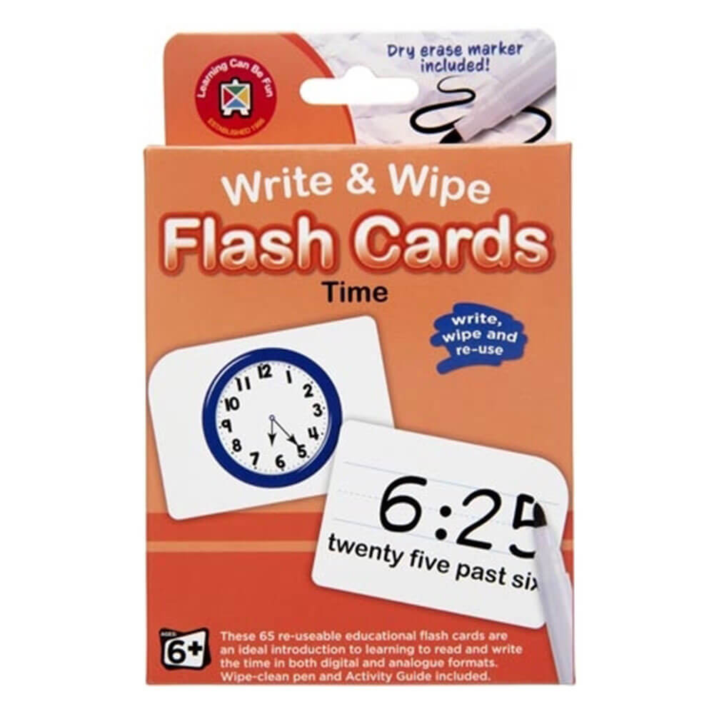 Learning Can Be Fun Write & Wipe Cards