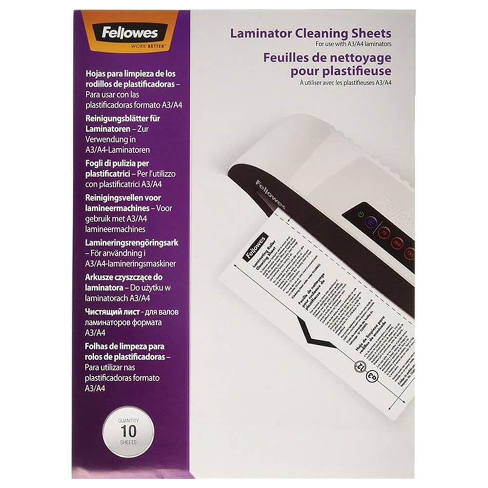 Fellowes A4 Laminating Cleaning Sheets
