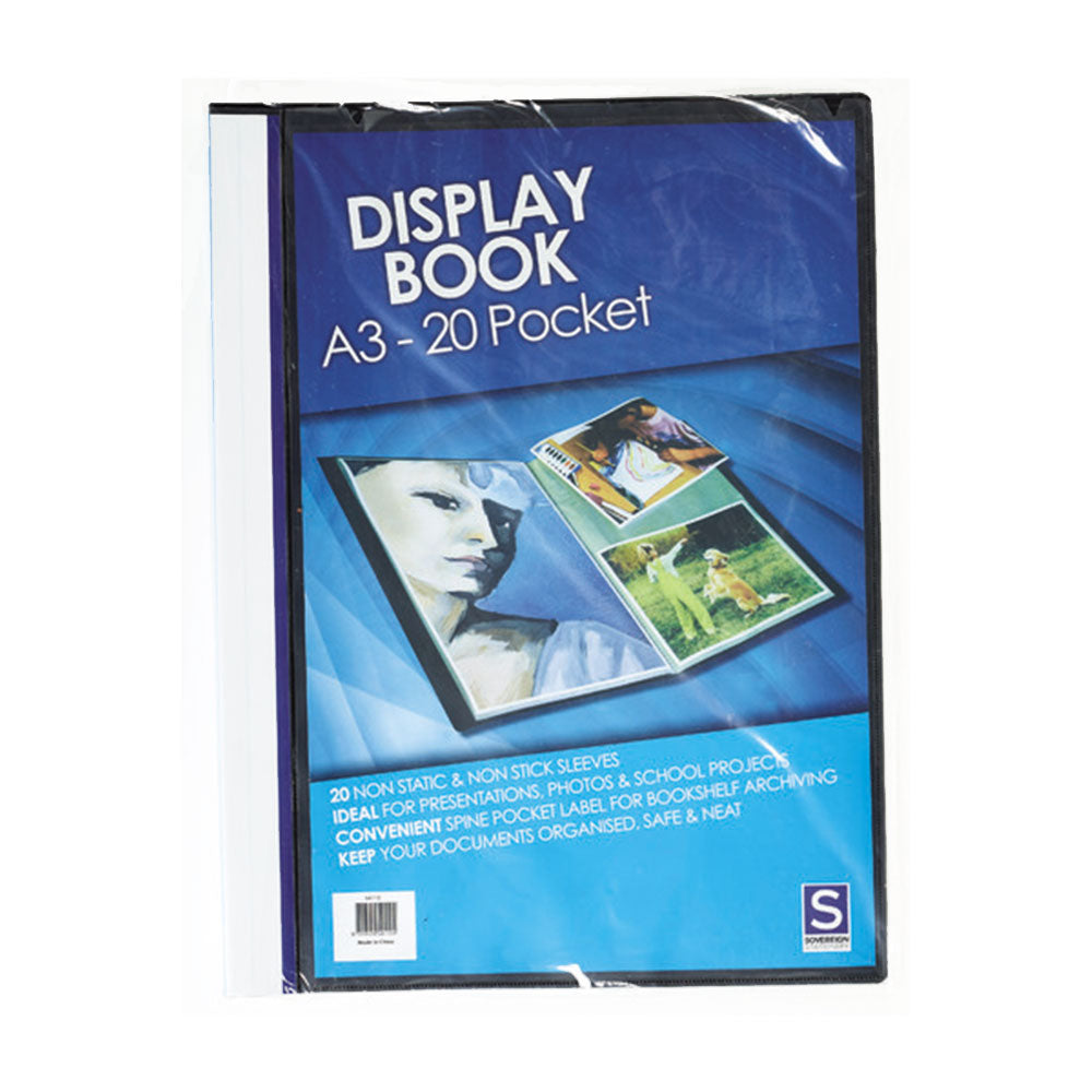 Insert A3 Display Book Cover 20pcs (Black)