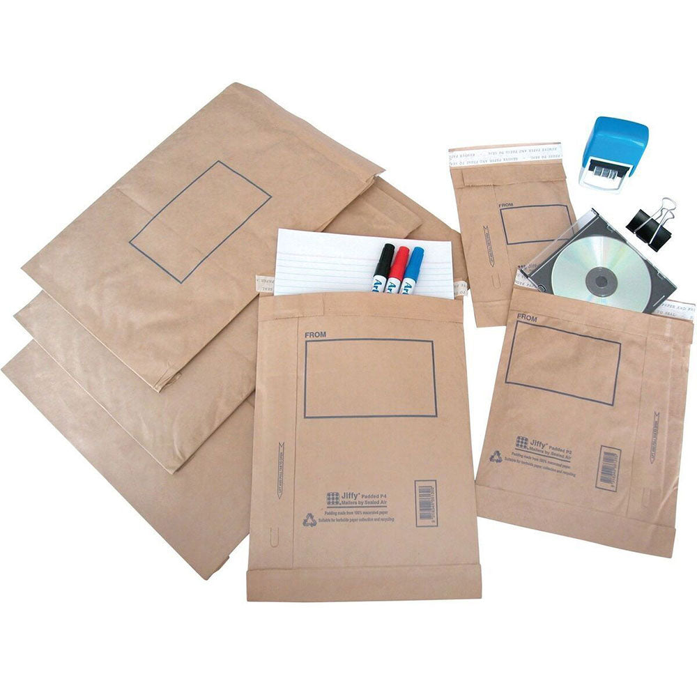 Jiffy Padded Brown Mailers Bag 10pcs (300x405mm)