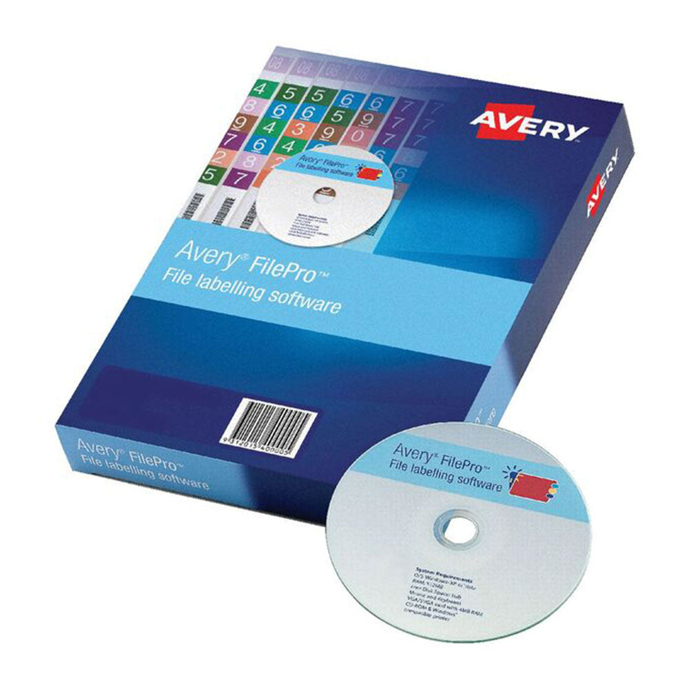 Avery Filepro 2-10 User Lateral Filing Software