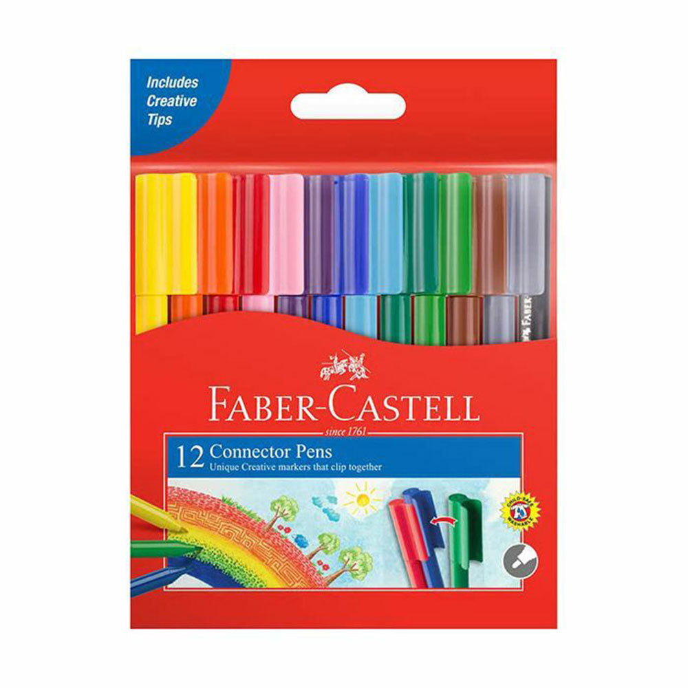 Faber-Castell Connector Pen Colour Marker (Pack of 12)
