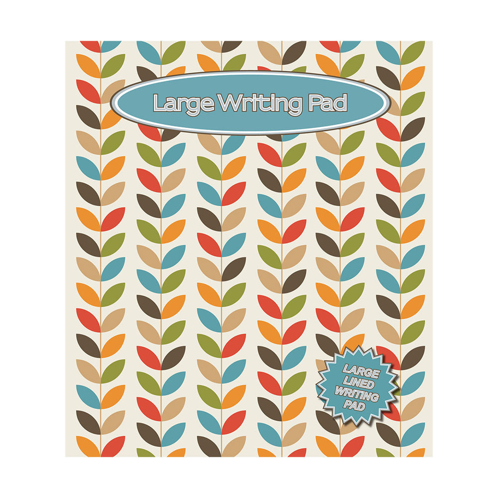 Ozcorp Large Writing Pad with Leaves Pattern 50pcs