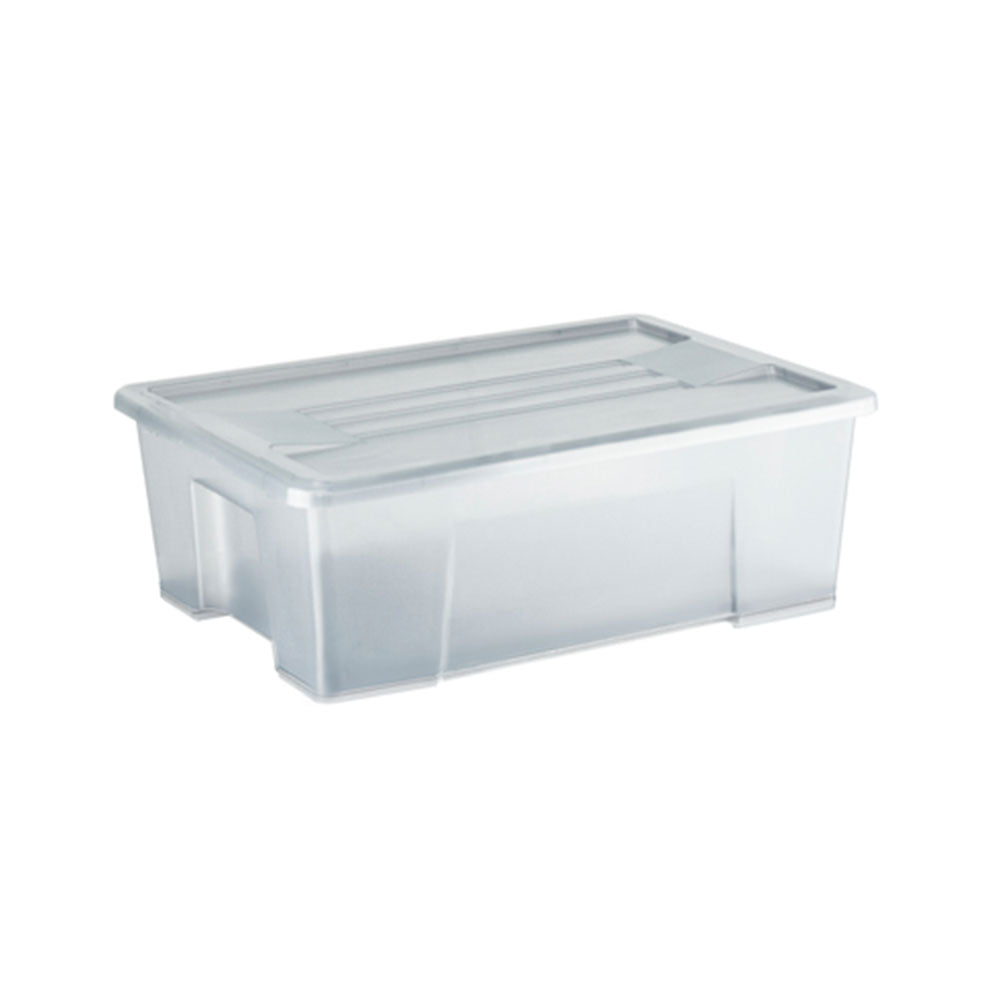 Italplast Graphite Storage Box with Lid 1L