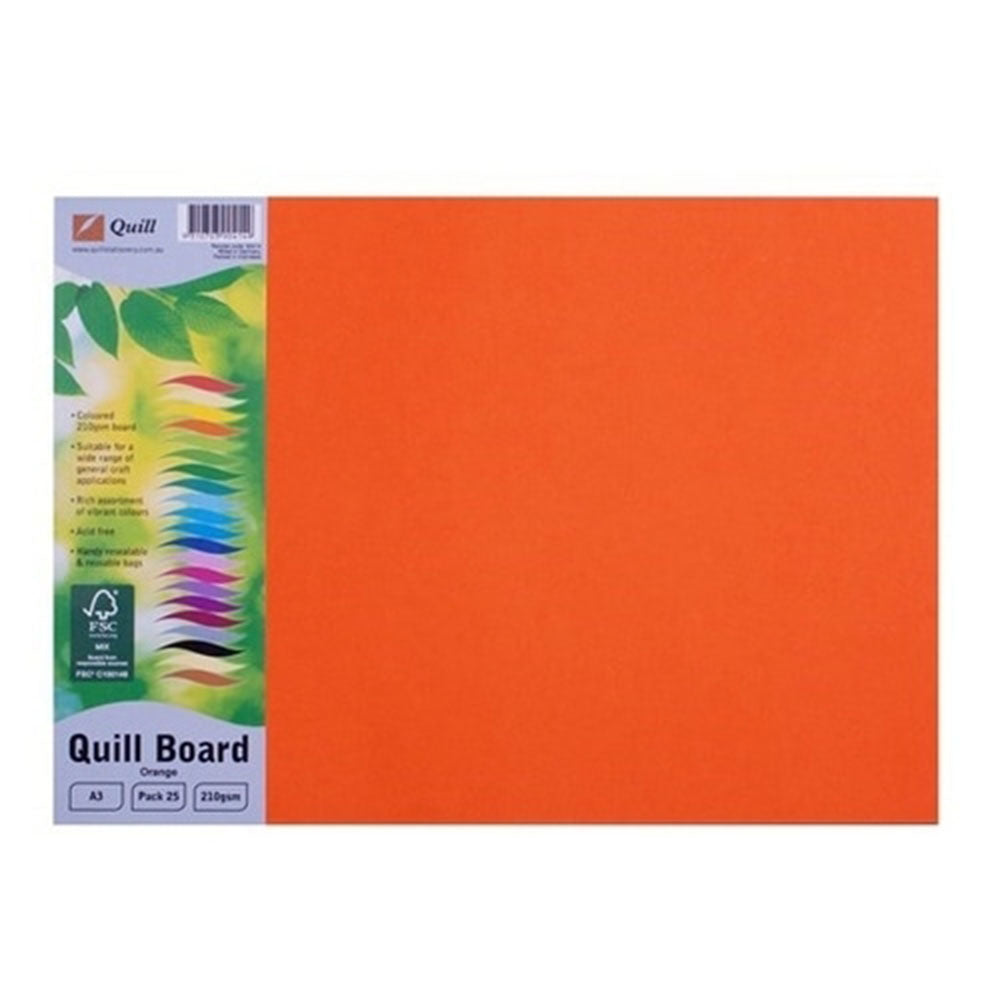 Quill A3 Cardboard 210gsm (Pack of 25)