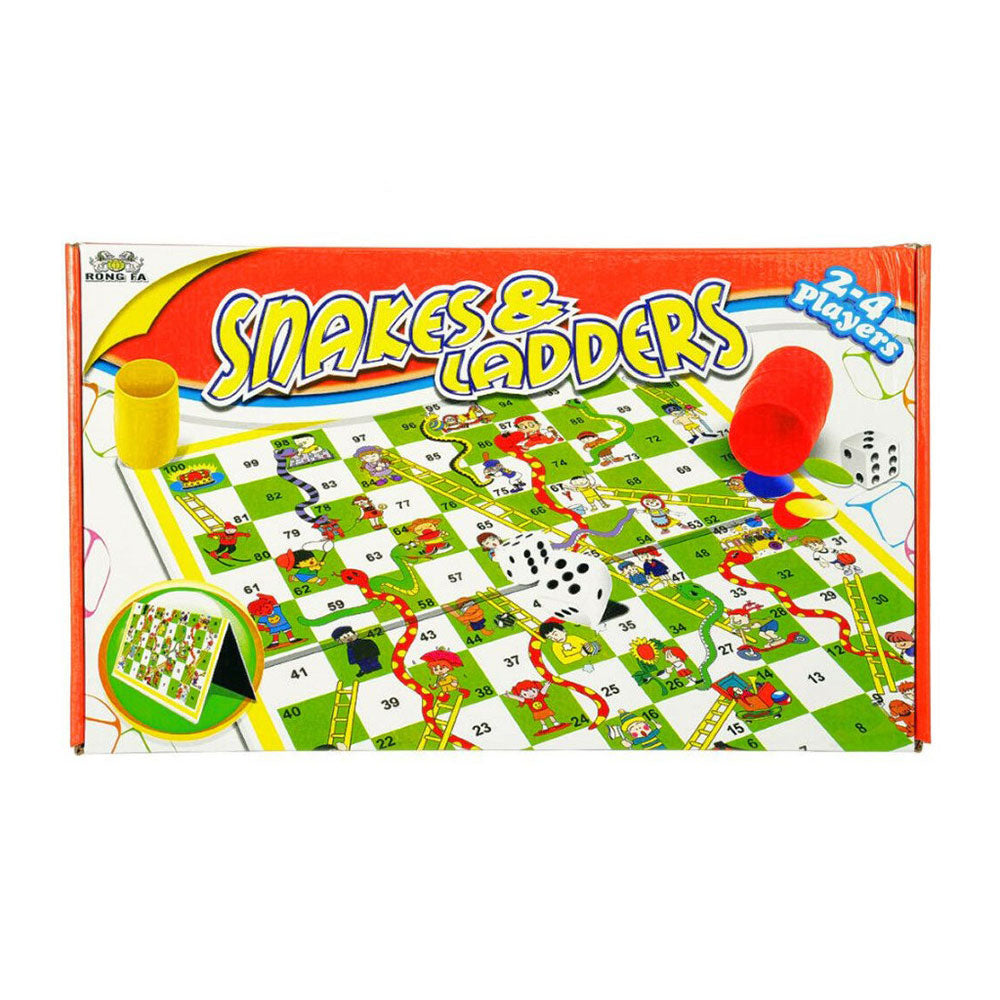 Snakes And Ladders Board Game (35x35cm)