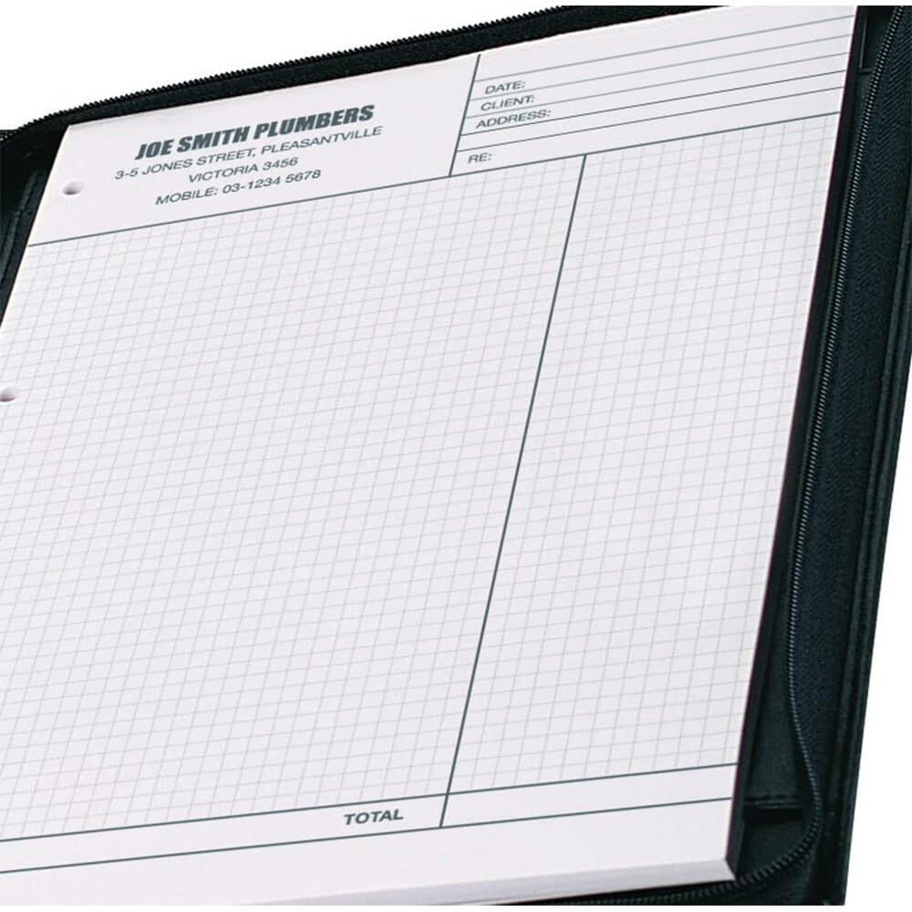 Debden A4 Quotations NCR Notepad Dayplanner Refill 2pcs