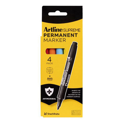 Artline Supreme Marker 1mm (Pack of 4)