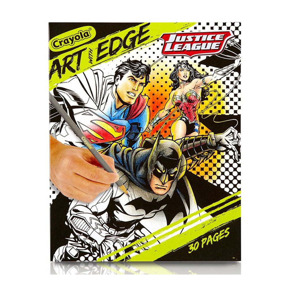 Crayola Justice League Art with Edge Colouring Book