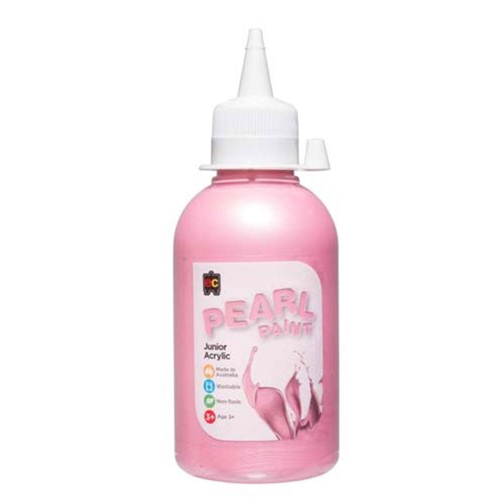 EC Junior Acrylic Pearl Paint 250mL (Pink)