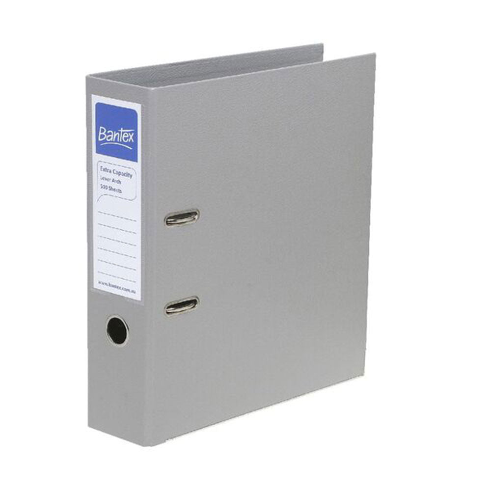 Bantex Ecoboard A4 High Capacity Level Arch Folder (Grey)