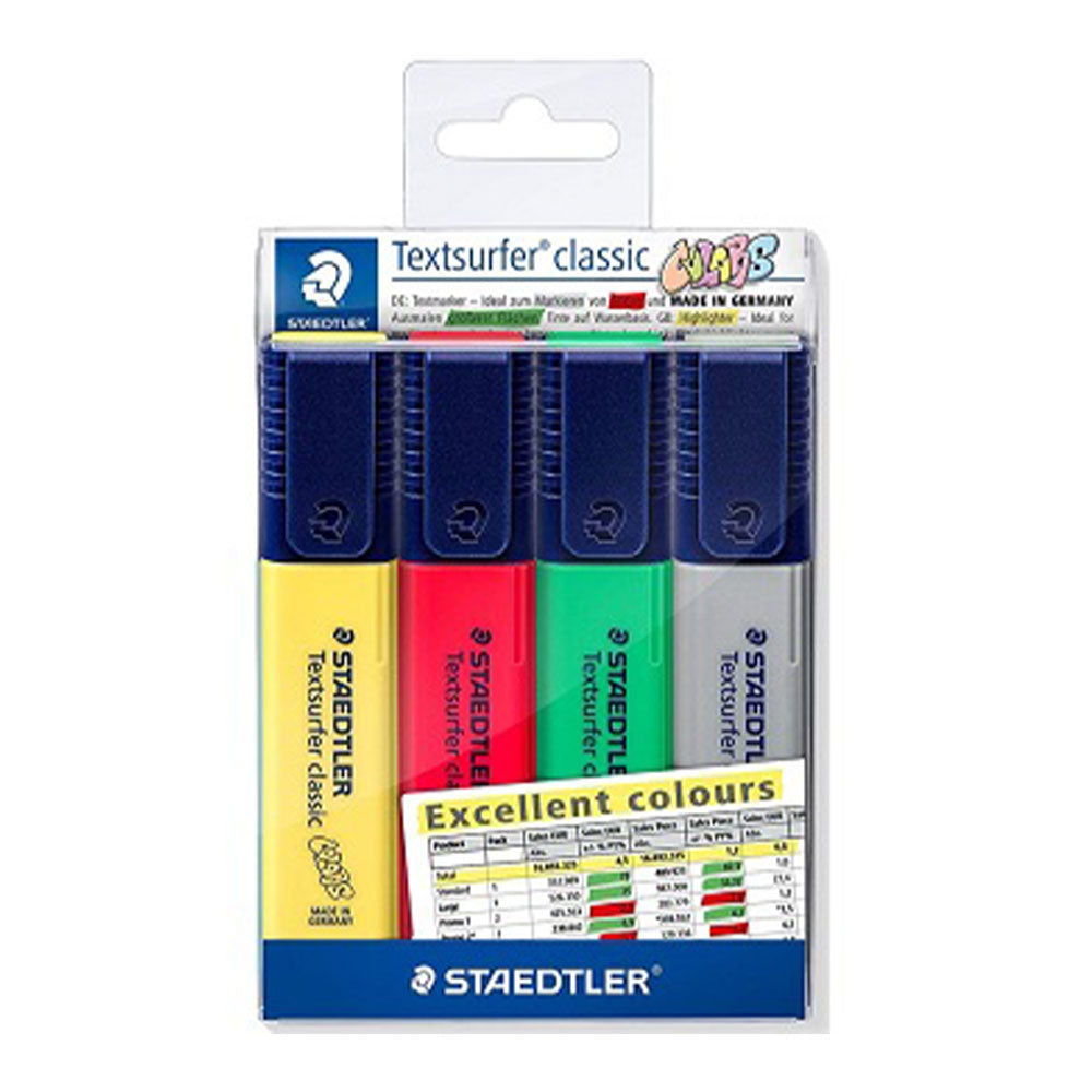 Staedtler Textsurfer Classic Highlighters 4pcs