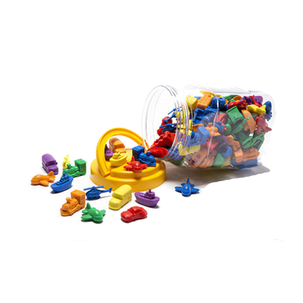 EC Learning Can Be Fun Transport Counters (Jar of 144)