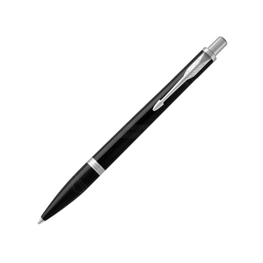 Parker Urban Ballpoint Pen w/ Chrome Trim & Gift Box (Black)