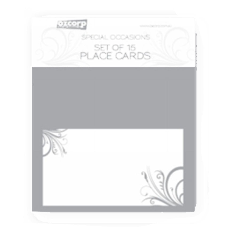 Ozcorp Place Card Set (Silver)