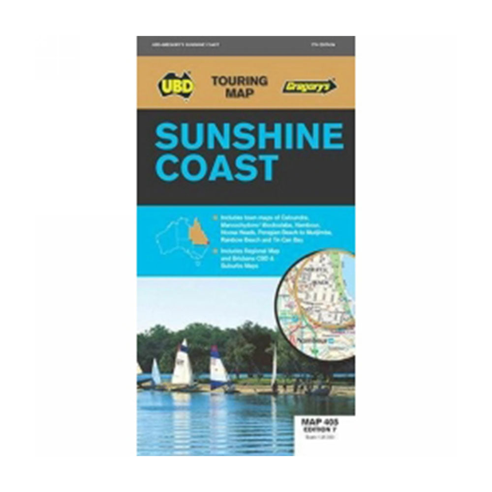 Map Sunshine Coast Map (7th Edition)