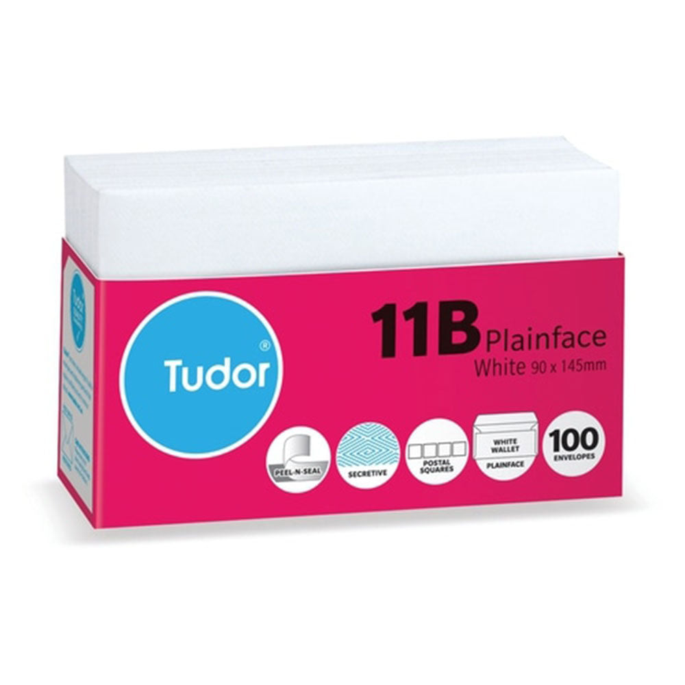 Tudor 11B Peel & Seal Envelope Office Pack 100pcs