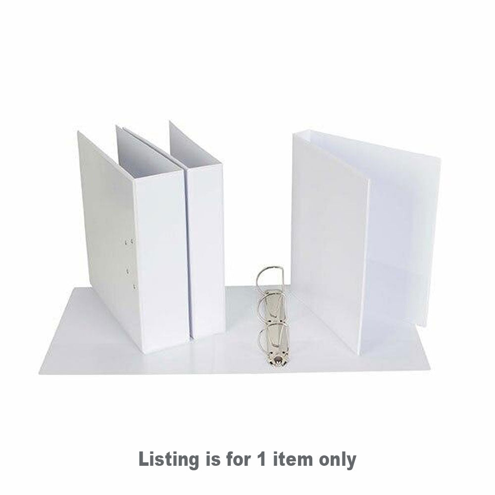 Cumberland Ecowise A4 4D-Ring Insert Binder 40mm (White)