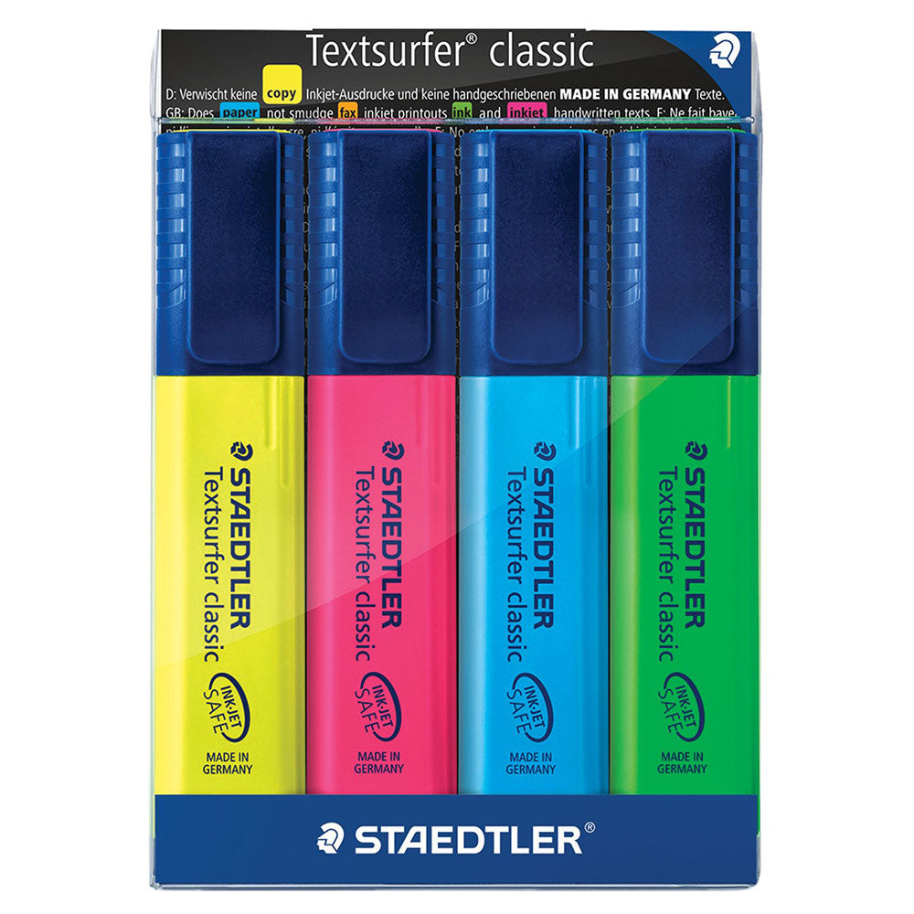 Staedtler Textsurfer Classic Highlighters (Wallet of 4)