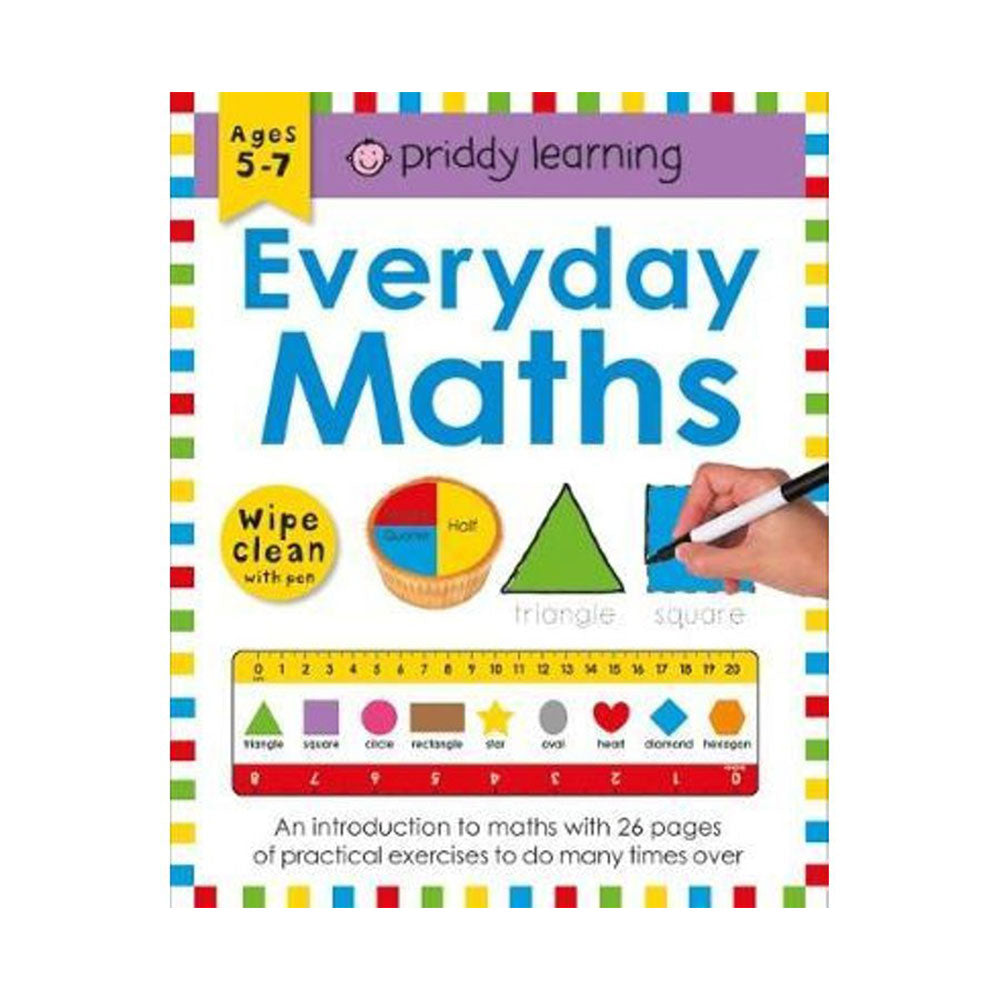 Priddy Everyday Math Wipe And Clean Activity Book