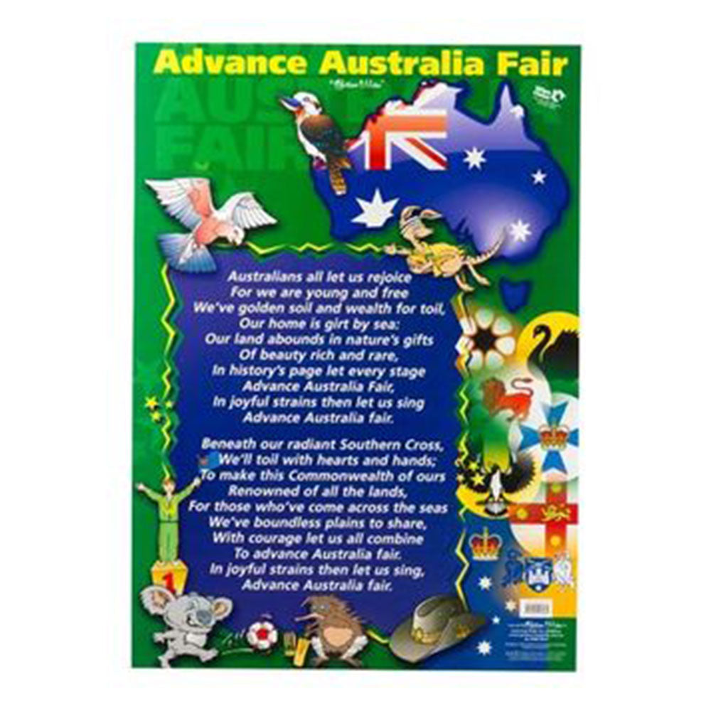 Gllian Miles Advance Australia Fair Wall Chart