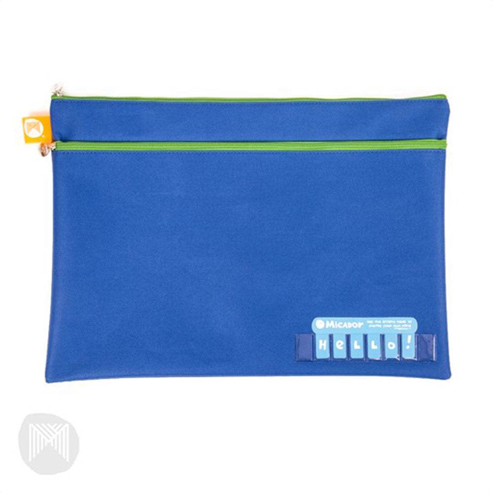 Micador Name Pencil Case with Twin Zip (375x264mm)