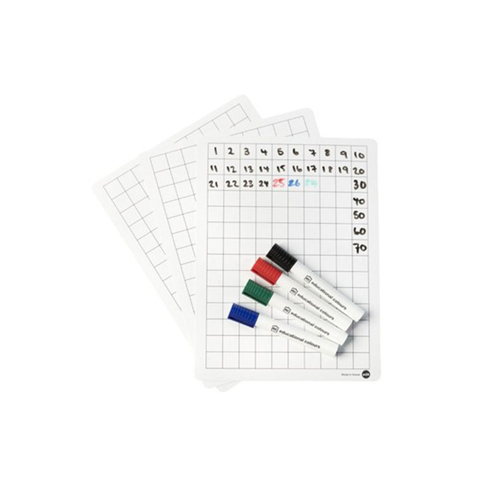 EDX Double Sided Dry Erase Board 2cm (Pack of 30)