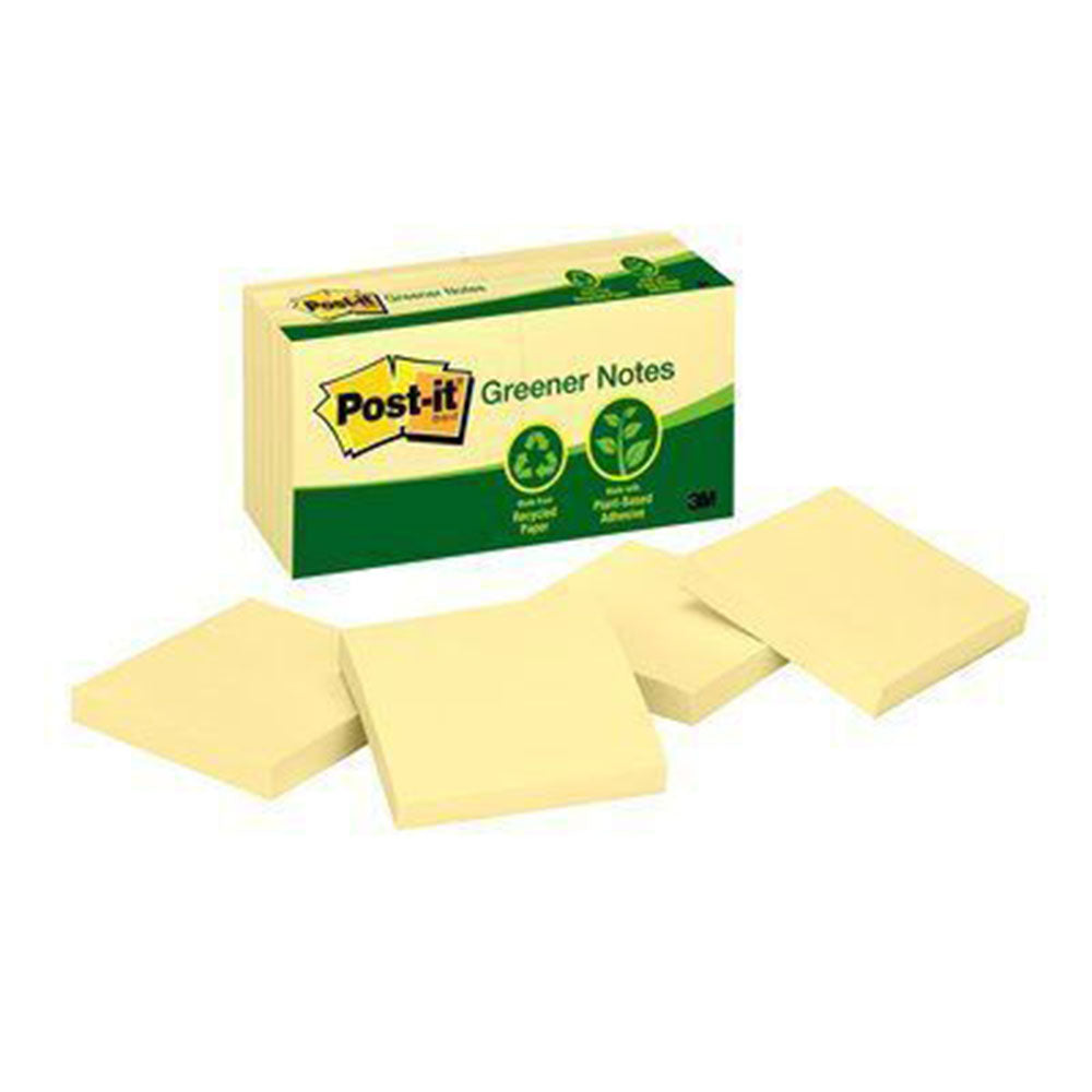 Post-It Yellow Recycled Notes (76x76mm)