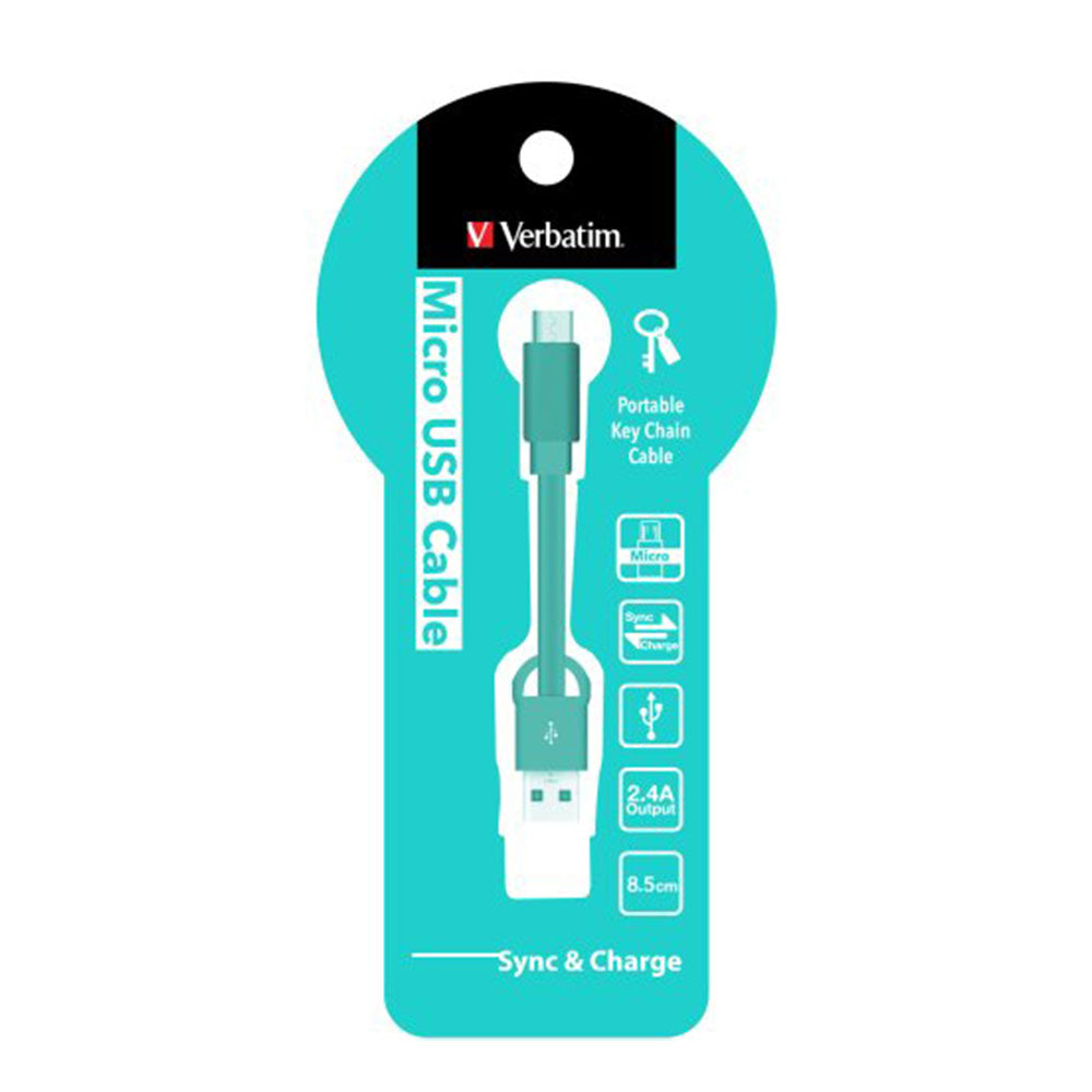 Verbatim Charge & Sync Micro USB Keychain Cable 9cm