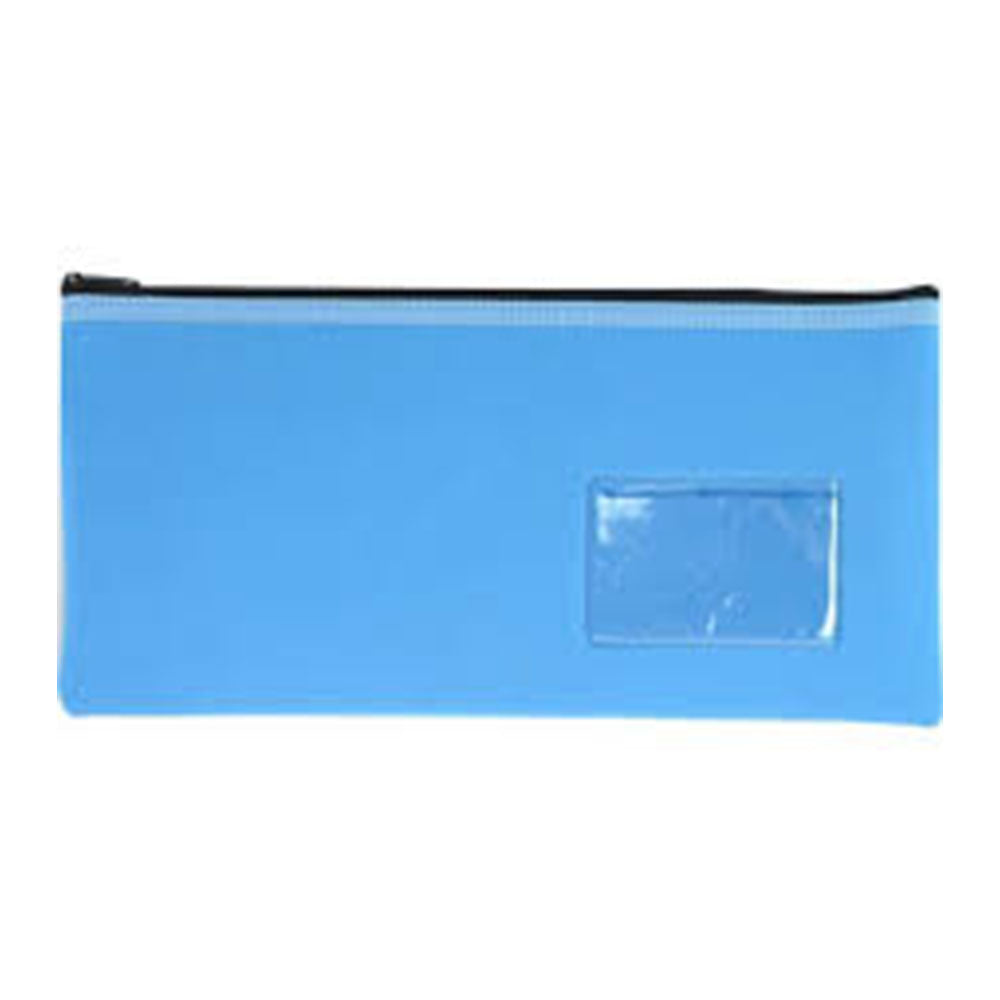 Osmer Light Blue Jumbo Neoprene 1-Zip Pencil Case (34x17cm)