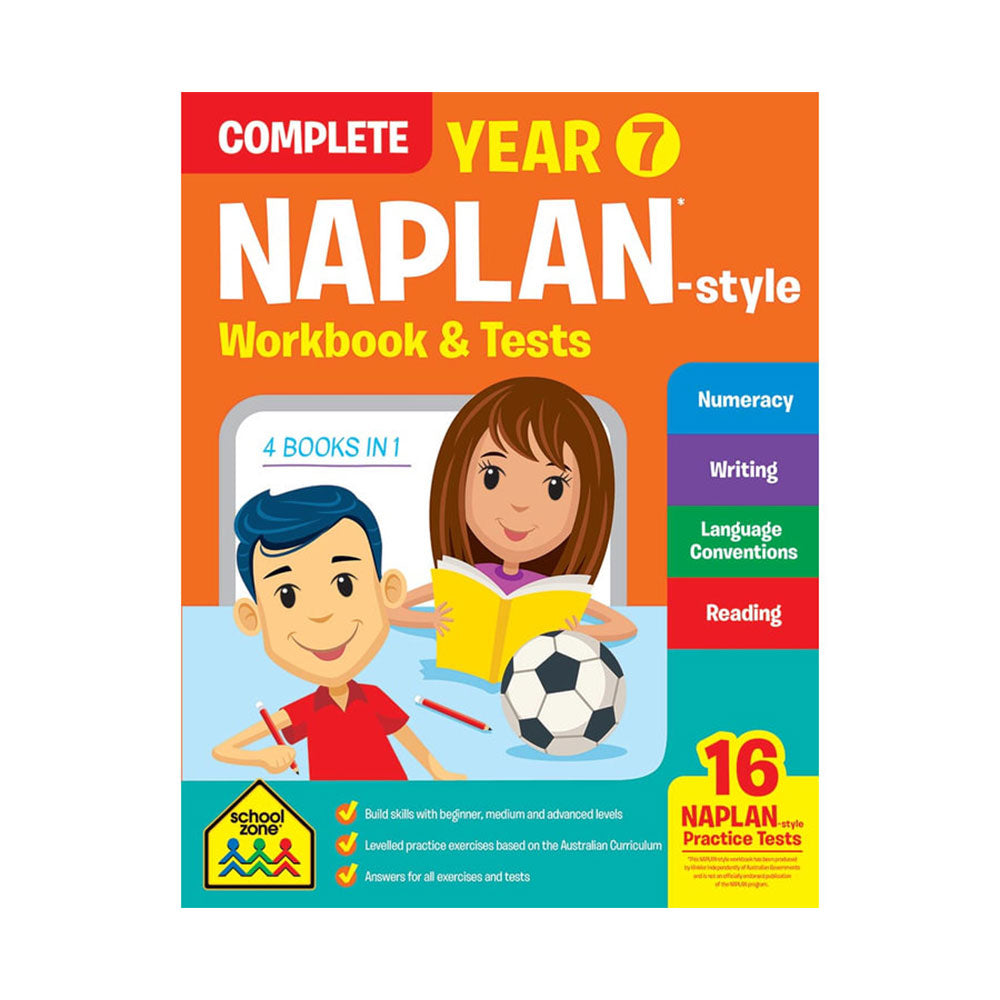 Naplan Schoolzone Year 7 Complete Workbook & Test
