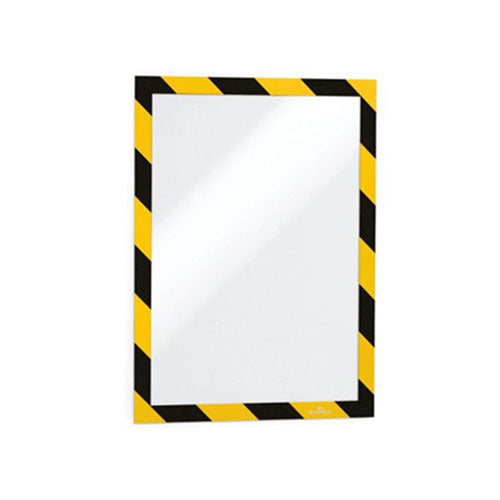 Durable A4 Duraframe Security Safety Sign 2pcs