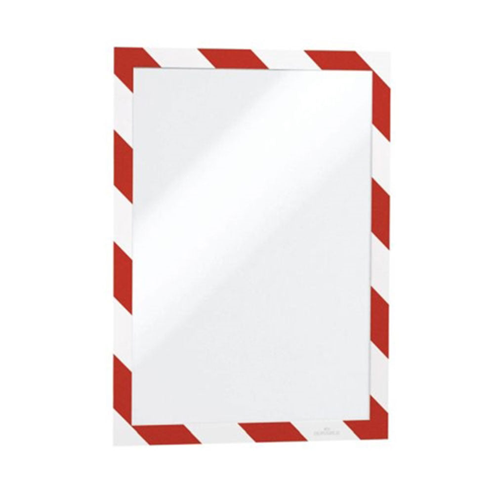 Durable A4 Duraframe Security Safety Sign 2pcs